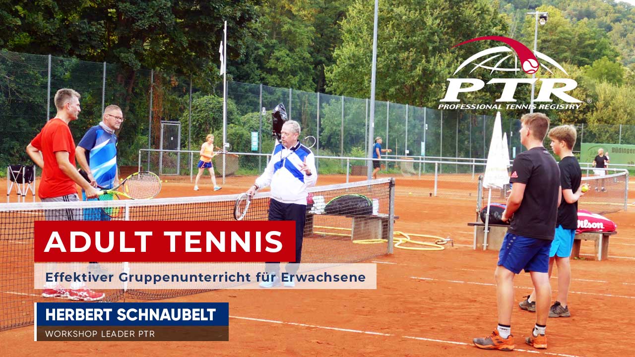 ADULT TENNIS – PTR Zertifizierungskurs